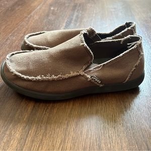 CROCS Santa Cruz Canvas Loafers